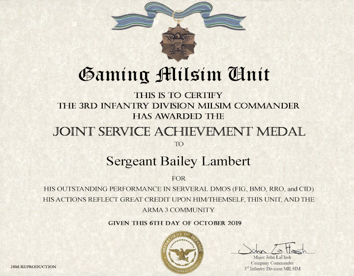 Alpha Company Award Ceremony - 06OCTOBER2019 - News - Third Infantry ...